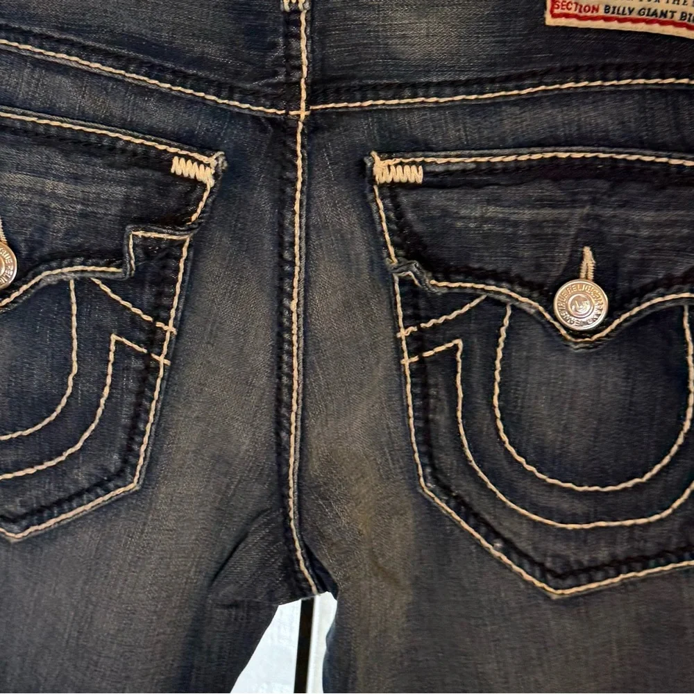 True Religion Men’s Jeans Billy Giant Big T Seat Sz 34/29